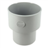Réduction concentrique PVC pour tube de descente Diamètre 100x80 mm couleur gris