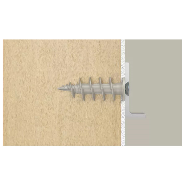 Cheville nylon FID II pour fixation dans isolant pour mur extérieur PSE et PU - Boîte de 50