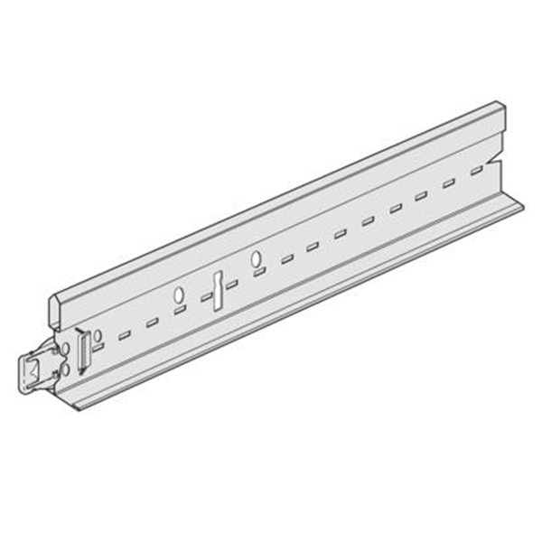 Porteur Prélude avec clip Superlock pour plafond suspendu - 24 MM x 43,0 MM - Long. 3,60 M - Blanc