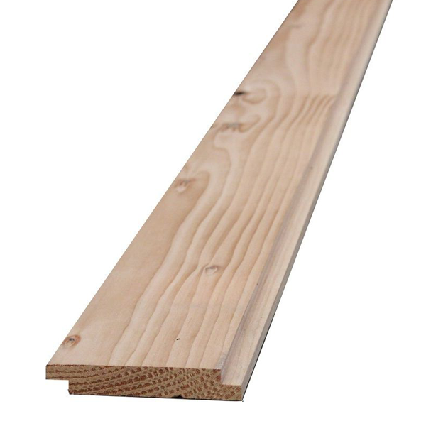 Volige mi-bois sapin rabotée 1 face - Traitée Classe 2 Incolore - 15 MM x 180 MM - L.2,70 M