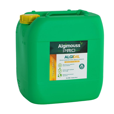 Traitement terrasse et dallage - Algidal Algimouss - Bidon de 15 LTR