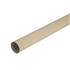 Tube de descente de gouttière rond Nicoll TD80 en Techtan Sable - diamètre 80 MM - longueur 2 M