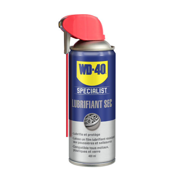Lubrifiant sec WD-40 Specialist - Antifriction - Séchage rapide - Aérosol de 400 mL