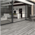 Carrelage intérieur en grès cérame émaillé effet bois Pecan - 120 CM x 23,3 CM - ép. 8,7 MM - Gris