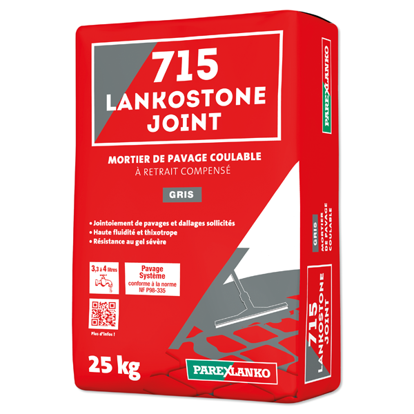 Mortier de pavage LANKOSTONE JOINT 715 -  - Sac de 25 KG