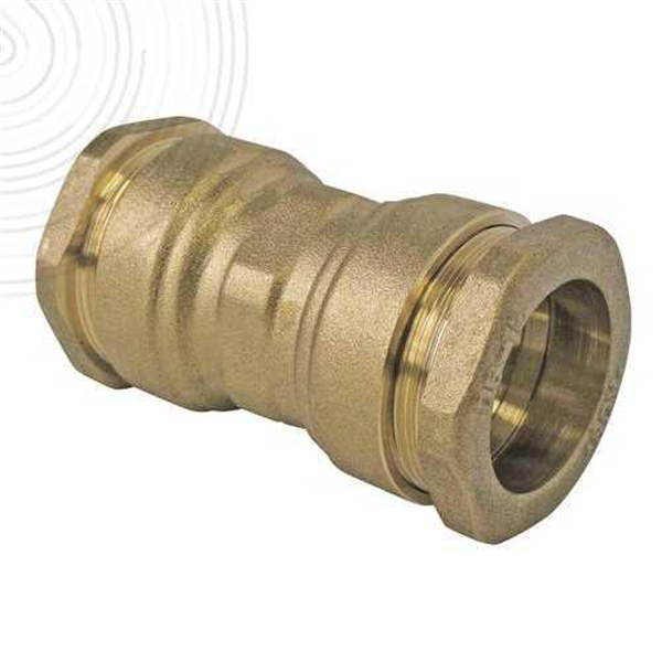 Raccord laiton manchon égal SUMO pour tube PE Ø40 mm