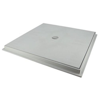 TAMPON DE SOL AVEC CADRE 400 X 400 GRIS CLAIR