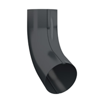 Coude de descente de gouttière à 70° Lindab BK pour tuyau de 100 MM - acier galvanisé Gris anthracite RAL 7016