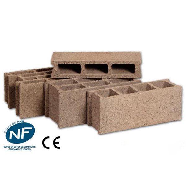 Bloc béton creux SEAC - 500 MM x 100 MM x 200 MM - B40