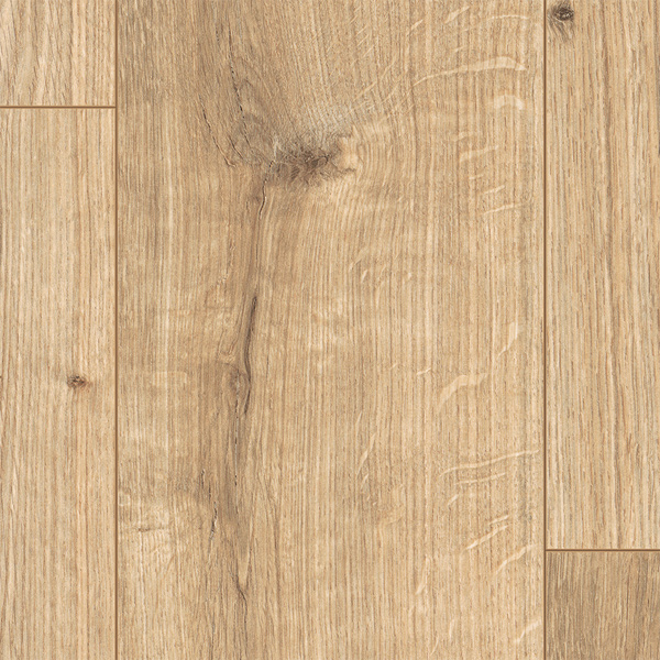 Parquet stratifié NatureSense Aqua Classic 8/32 - 4 chanfreins avec système Aqua CLIC it! 24h - 193 MM x 8,00 MM x 1292,0 MM - Chêne Dunnington Clair