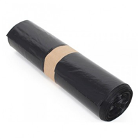 Sac poubelle à lien renforcé - capacité 130 litres - 60 microns - rouleau de 20 sacs