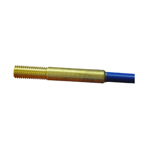 Aiguille de tirage pour électricien - ø 11 mm x 200,00 m - Roue ø 1000 mm - Livré avec 2 embouts filetés M12 et une ogive