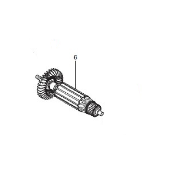 Induit complet pour meuleuse d'angle Makita GA5030