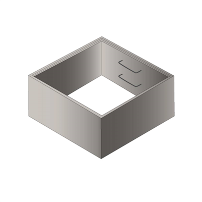 Elément regard carré 1200x1200mm hauteur 60cm avec échelon