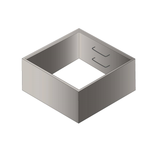 Elément regard carré 1200x1200mm hauteur 60cm avec échelon