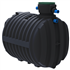 Cuve de récupération eau pluviale à enterrer en polyéthylène - collecte filtration stockage - Capacité 5,0 m³