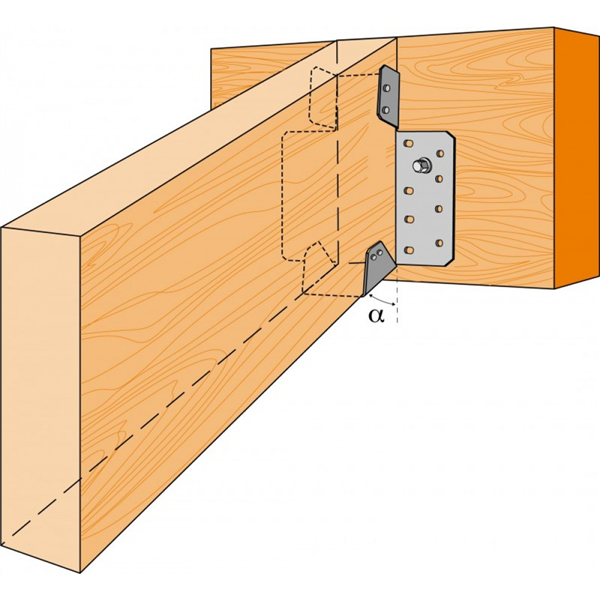 Sabot à pente réglable SPR largeur 38 mm hauteur 120 mm
