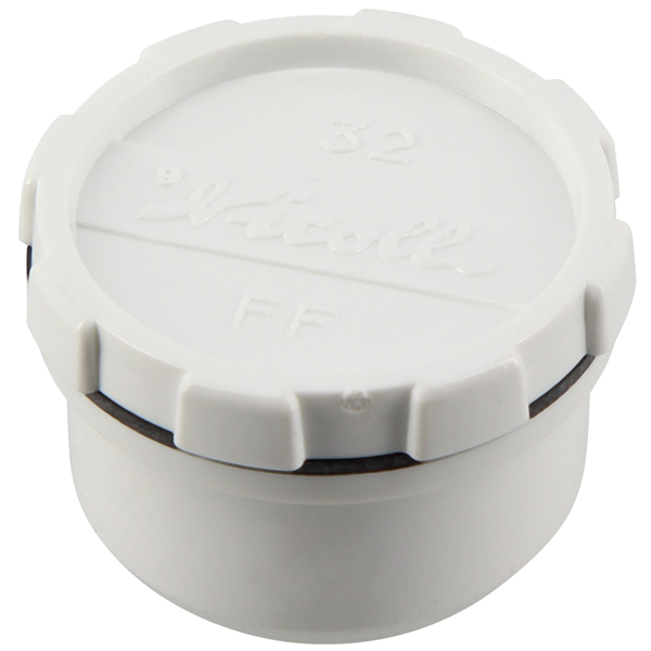 Tampon de visite Nicoll FHB avec bouchon - à coller - mâle / femelle - PVC blanc - diamètre 40 mm