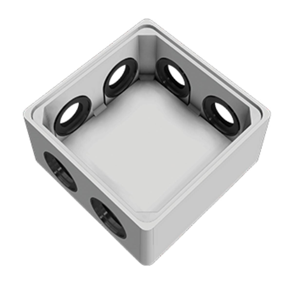 Boîte de bouclage 40x40 5 joints sans couvercle