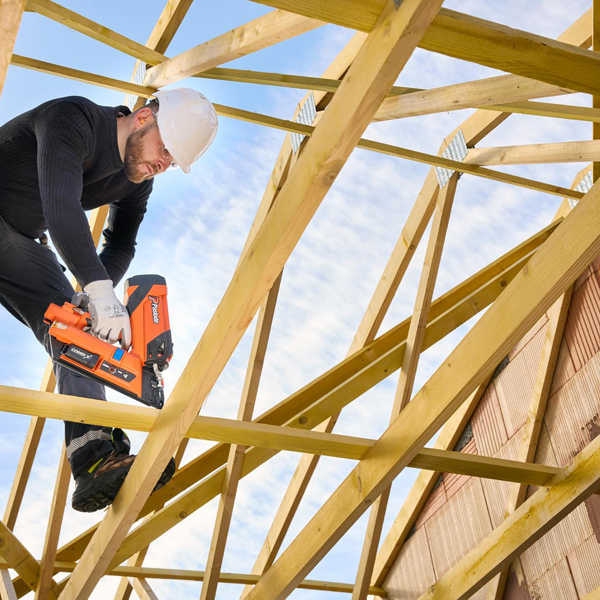 Cloueur autonome 2en1 Spit Paslode Combi Xi - bois sur bois et connecteurs métalliques - en coffret avec batterie et chargeur + 2 packs de clous