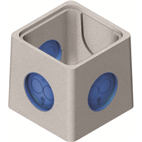 Boîte pluviale ÉCO 20x20 H:25 à emboîtement sans couvercle