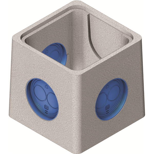 Boîte pluviale ÉCO 20x20 H:25 à emboîtement sans couvercle