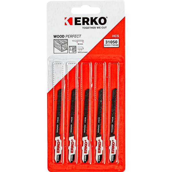 LAME SAUT. ERKO PARQUET COURBE NET 50MM 18T CARTE 5