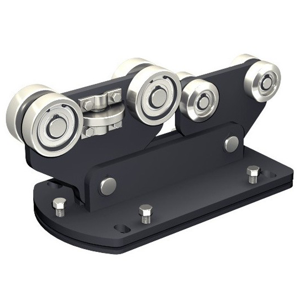 Monture porte à faux acier roulement à bille 9968paf - Lot de 2