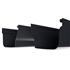 Gouttière moulurée MEP La Réversible en PVC Anthracite - développé 300 MM - longueur 4 M