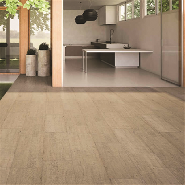 Carrelage extérieur en grès cérame émaillé effet bois Cévennes Grip - 80 CM x 19 CM - ép. 10 MM - Muscade