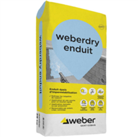 Enduit épais d'imperméabilisation WEBER DRY ENDUIT - Sac de 25 KG
