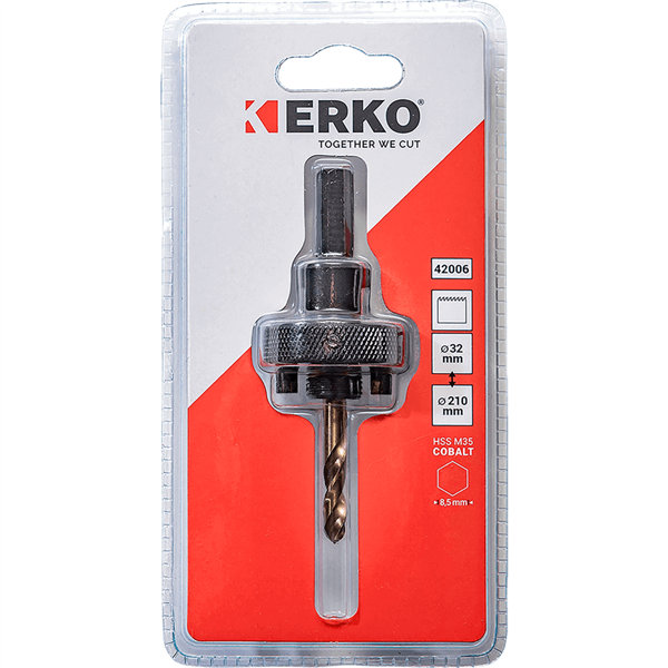 ARBRE ERKO 42006 POUR TREPANS 32 A 152MM