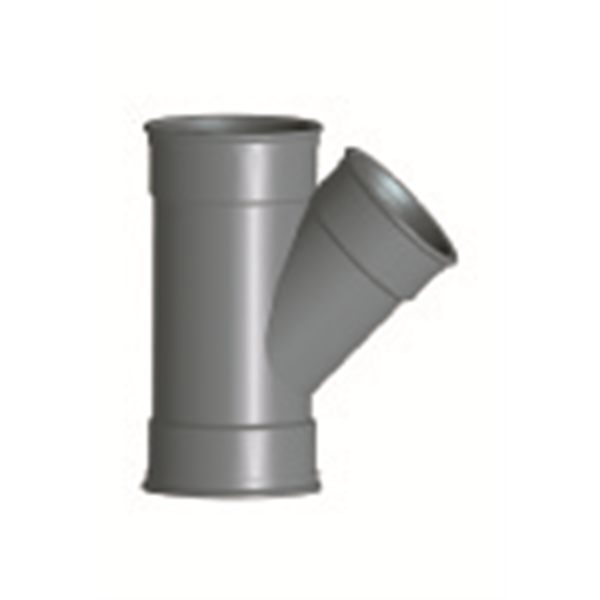 BRANCHEMENT PVC CR8 FEMELLE FEMELLE FEMELLE 45° 250X200 ASSAINISSEMENT A JOINT