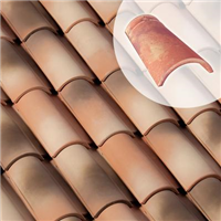 Tuile faîtière/arêtier conique de 40 - AK135 - pour tuiles Galléane et Occitane - Silvacane Littoral