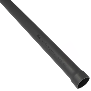 Tube pression prémanchonné pour eau froide  - PVC gris - diamètre 50,0 MM - longueur 2,00 M