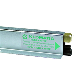 Plinthe automatique encastrable avec joint coupe feu classé M2 - Klomatic 89 KEJ - Longueur 0,93 m