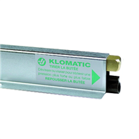 Plinthe automatique encastrable avec joint coupe feu classé M2 - Klomatic 89 KEJ - Longueur 0,93 m