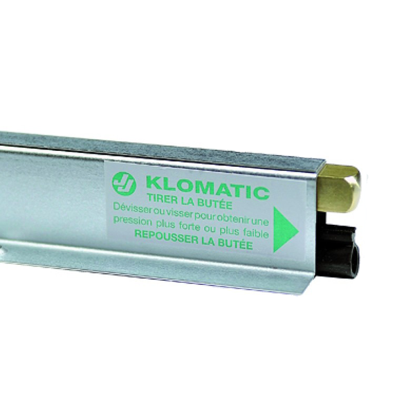 Plinthe automatique encastrable avec joint coupe feu classé M2 - Klomatic 89 KEJ - Longueur 0,93 m
