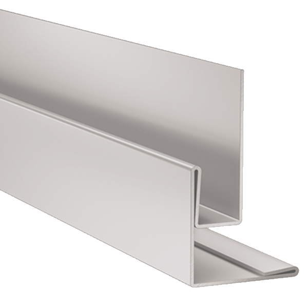 Profilé d'angle sortant et de retour tableau pour bardage Hardie VL Plank - Alu Brume du matin - 3,00 M