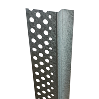 Profilé d'ombrage pour joint creux entre plafond et mur - Pour plaque de plâtre de 9,5 à 25 mm - Placstop Z - Retour en L de 10 x 10 mm - L. 3,00 M