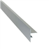 Profilé de finition latéral clipsable pour terrasse sur plots - Haut. 140,00 mm - Long. 2,40 m - Gris aluminium