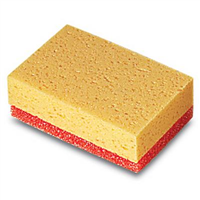 Éponge Superpro Mixte Rubinet avec face orange abrasive et résistante