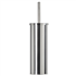 Porte-balayette mural design pour WC  - Rivea Rossignol - Support inox et brosse blanche