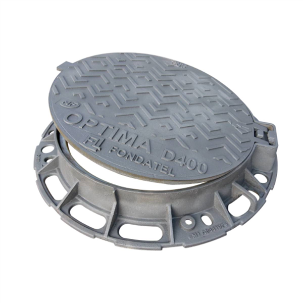 Regard de chaussée Optima R EUP articulé verrouillé D400 trafic moyen NF