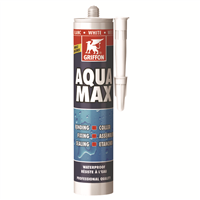 AQUA MAX MASTIC-COLLE BLANC SPÉCIAL PISCINE - CARTOUCHE 425 G