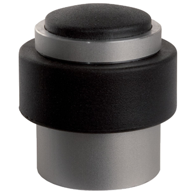 Butée de porte au sol Vachette 3737 argent avec amortisseur