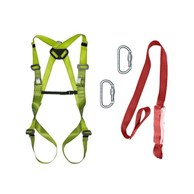Kit harnais antichute Sistema 1 harnais 1 absorbeur d'énergie longueur 2 mètres 2 mousquetons