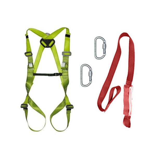 Kit harnais antichute Sistema 1 harnais 1 absorbeur d'énergie longueur 2 mètres 2 mousquetons