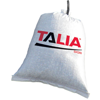 Sac de lestage blanc capacité 20 kg dimensions 35 x 60 cm