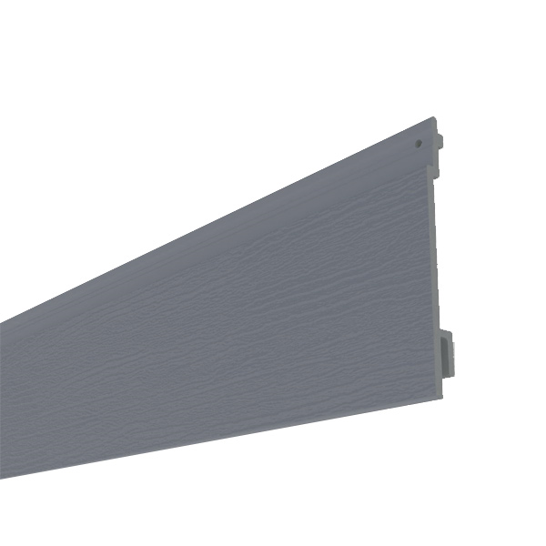 Bardage PVC extérieur imitation bois peint - Isocel Veiné Bois - 166,00 MM x 18,00 MM - Long. 4,00 M - Gris foncé